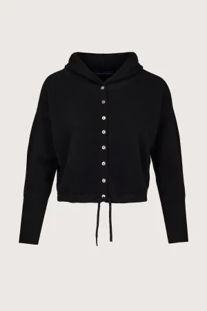 Alnwick Boxy Hoodie Black