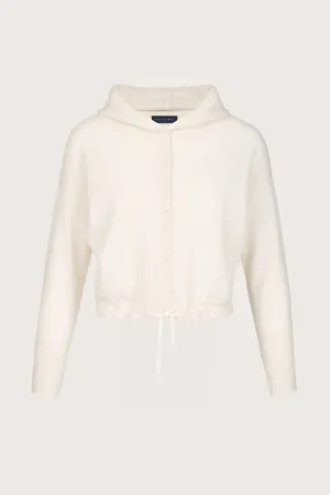 Alnwick Boxy Hoodie White Ice