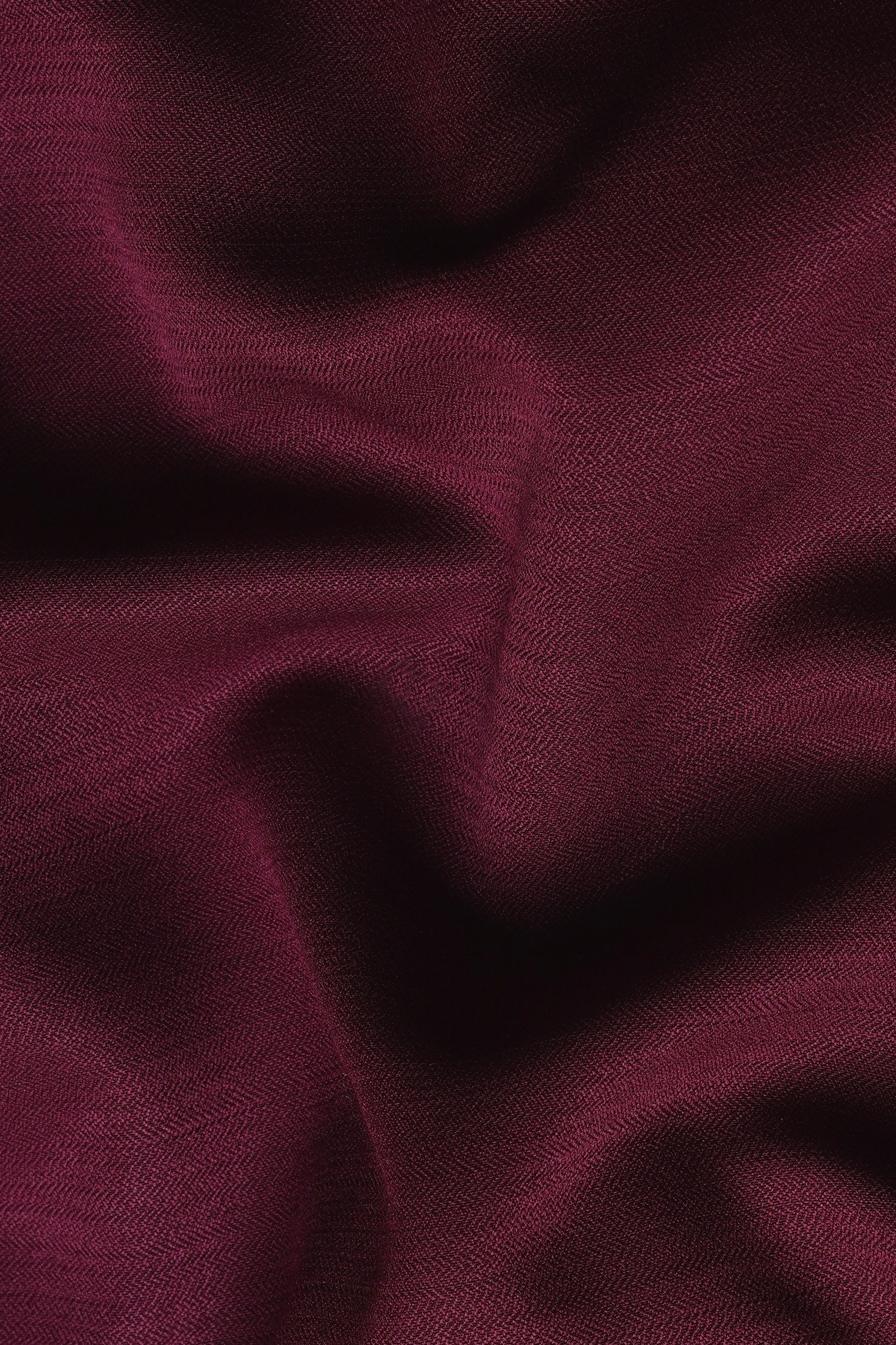 Aubergine Maroon Subtle Sheen Viscose Pajama F-9064