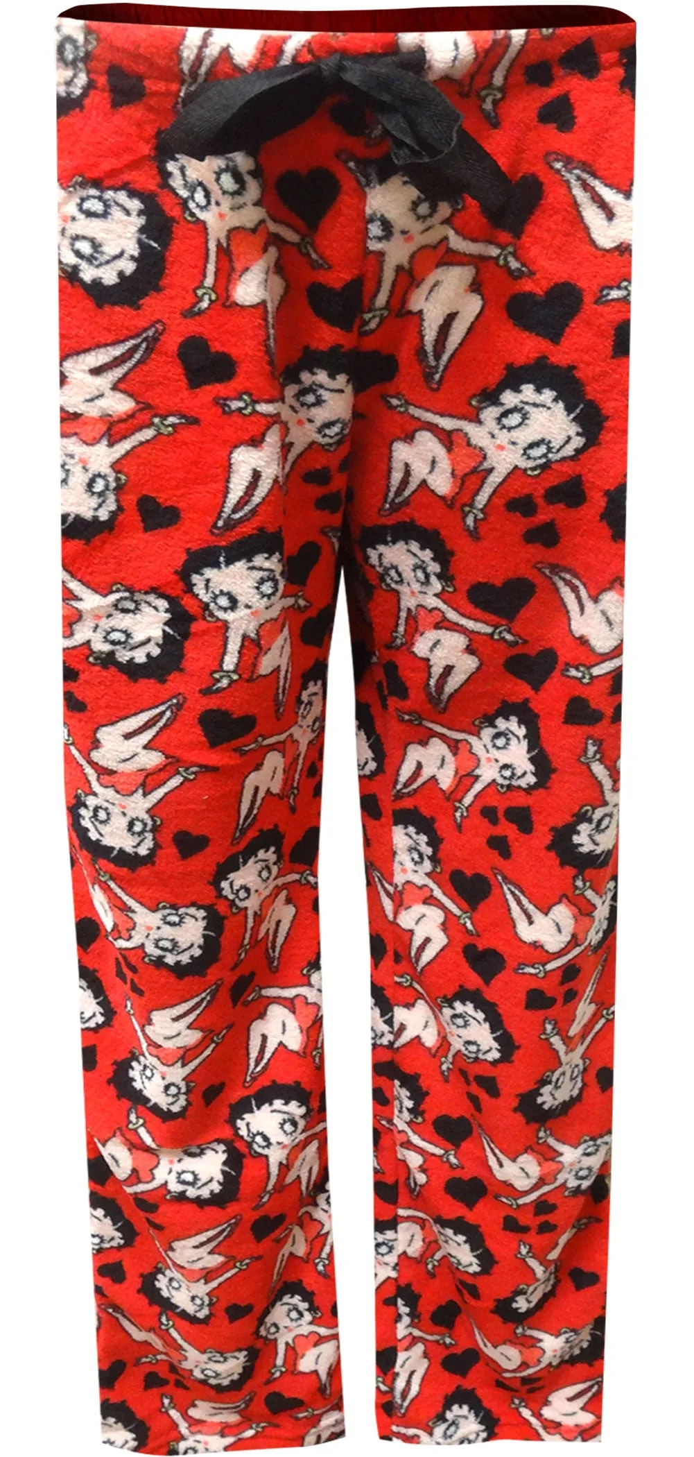 Betty Boop Signature Red Plush Plus Size Lounge Pants