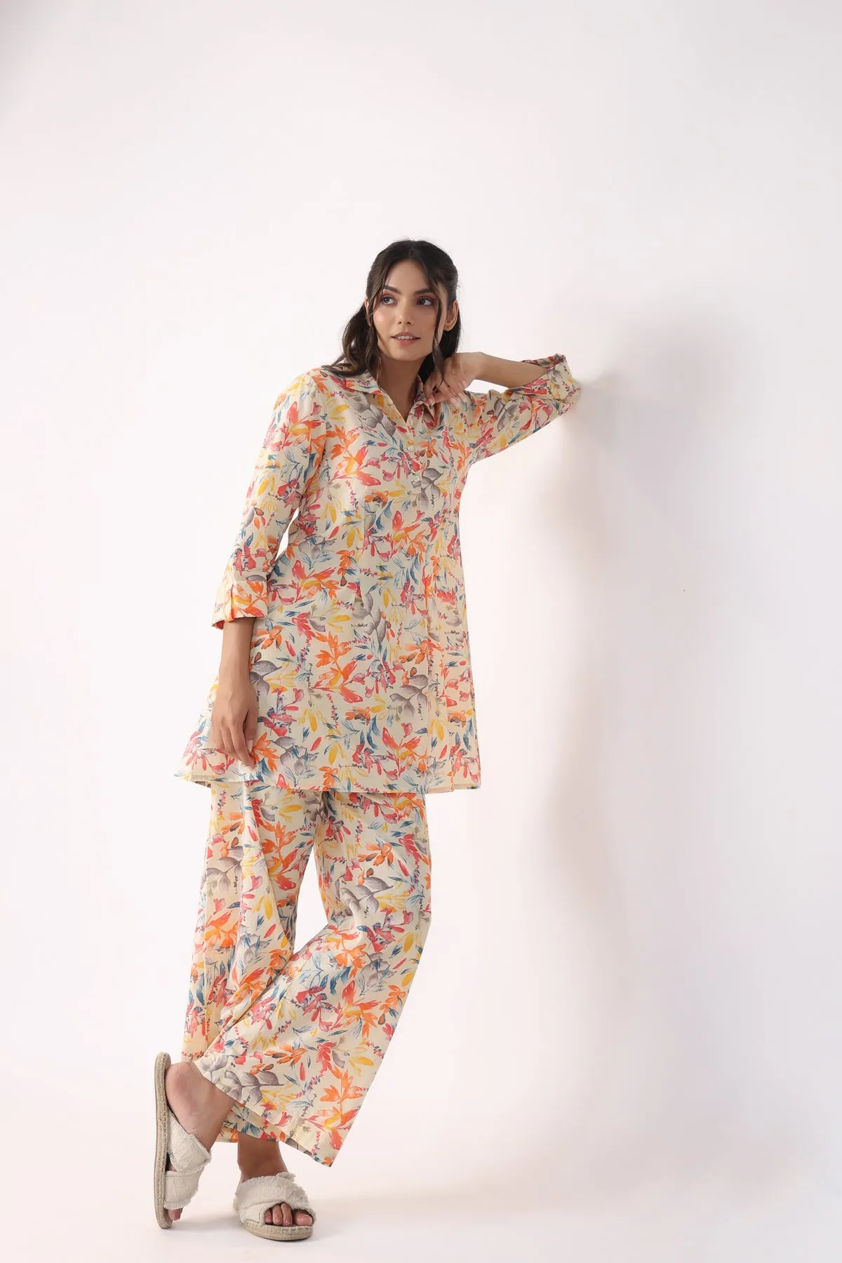 Blooming Beauty Cotton Loungewear Set