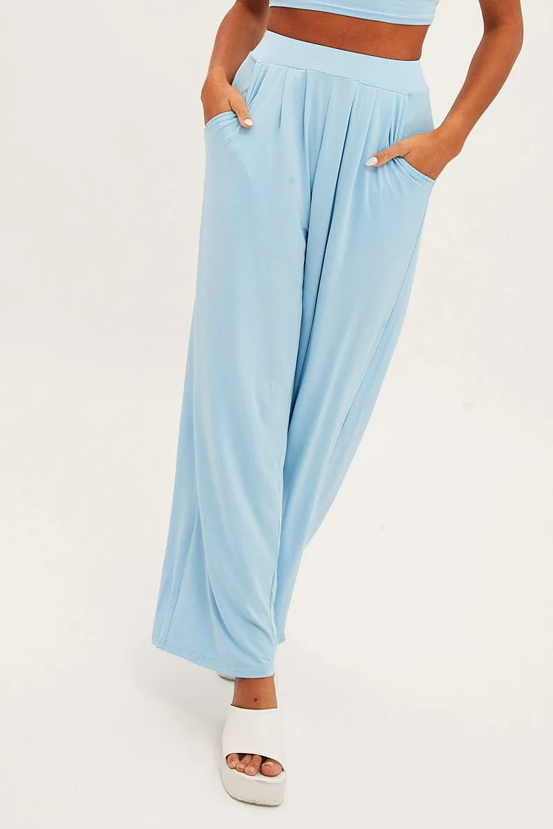 Blue Jersey Loungewear