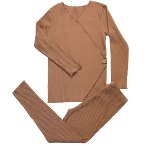 Camel Wrap Loungewear Set