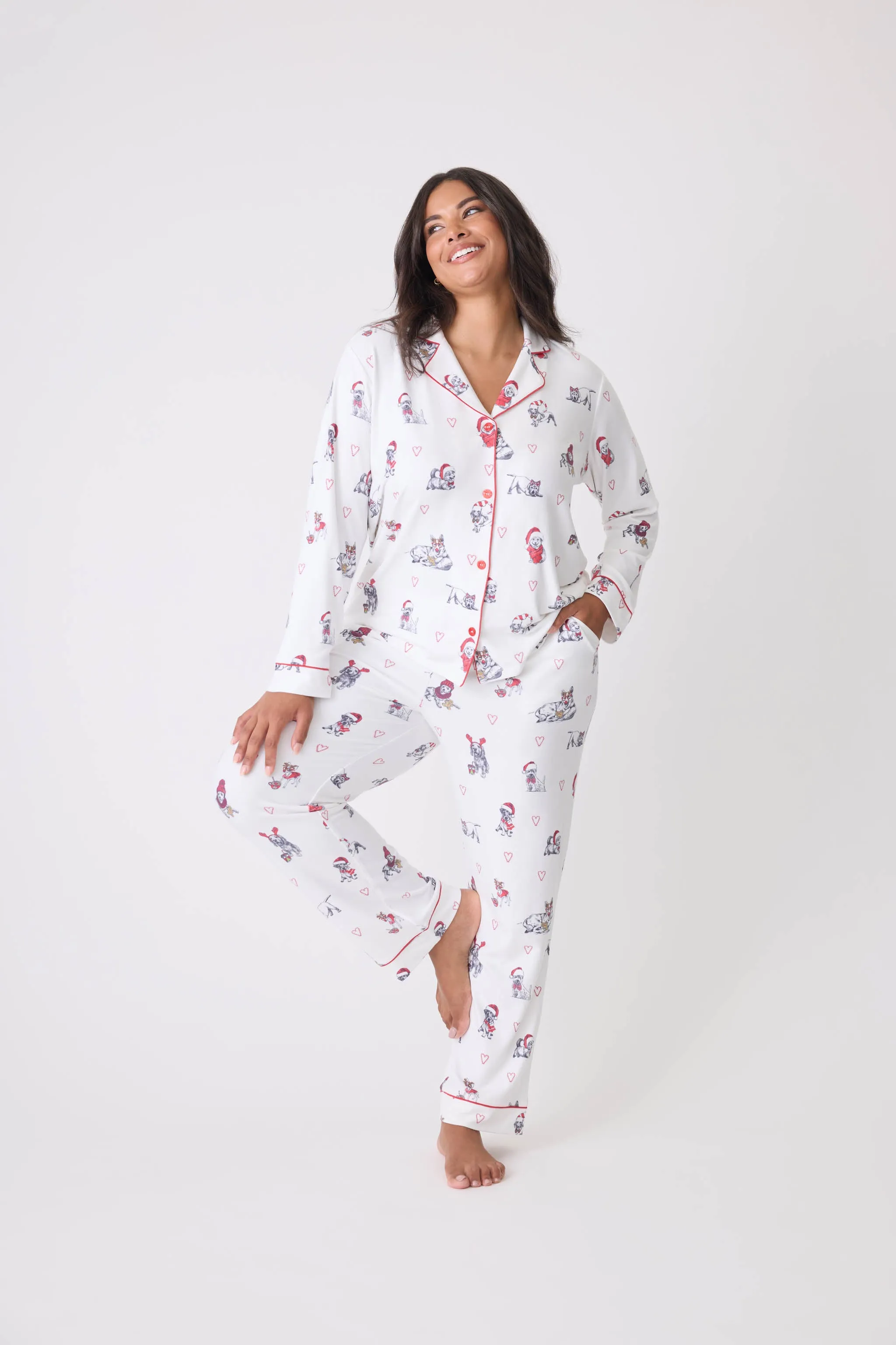 Candy Cane Lane PJ Set - Extended Sizing