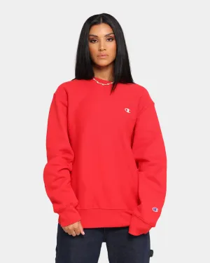 Champion Rev Weave Crew Red