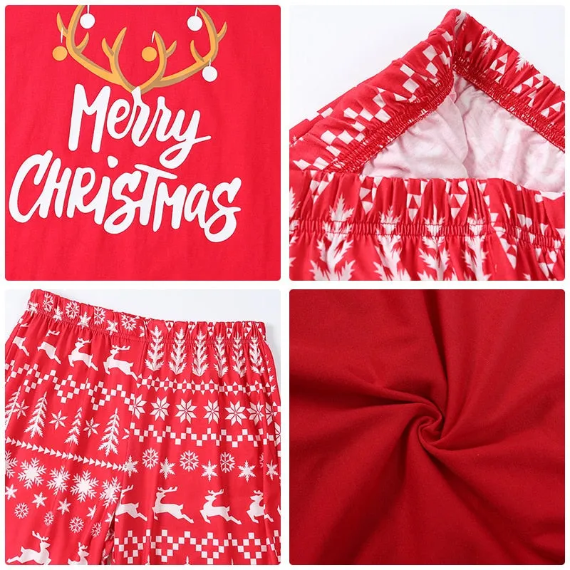 Christmas Matching Family Pyjamas Pajamas For Familes New Year Costume  Xmas Sleepwear Set