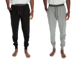 Contrast Waistband Cuffed Jogger 2 Pack