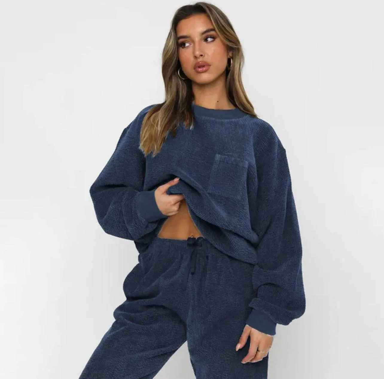 Corduroy Loungewear Set