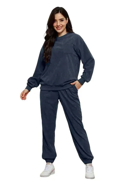 Corduroy Loungewear Set