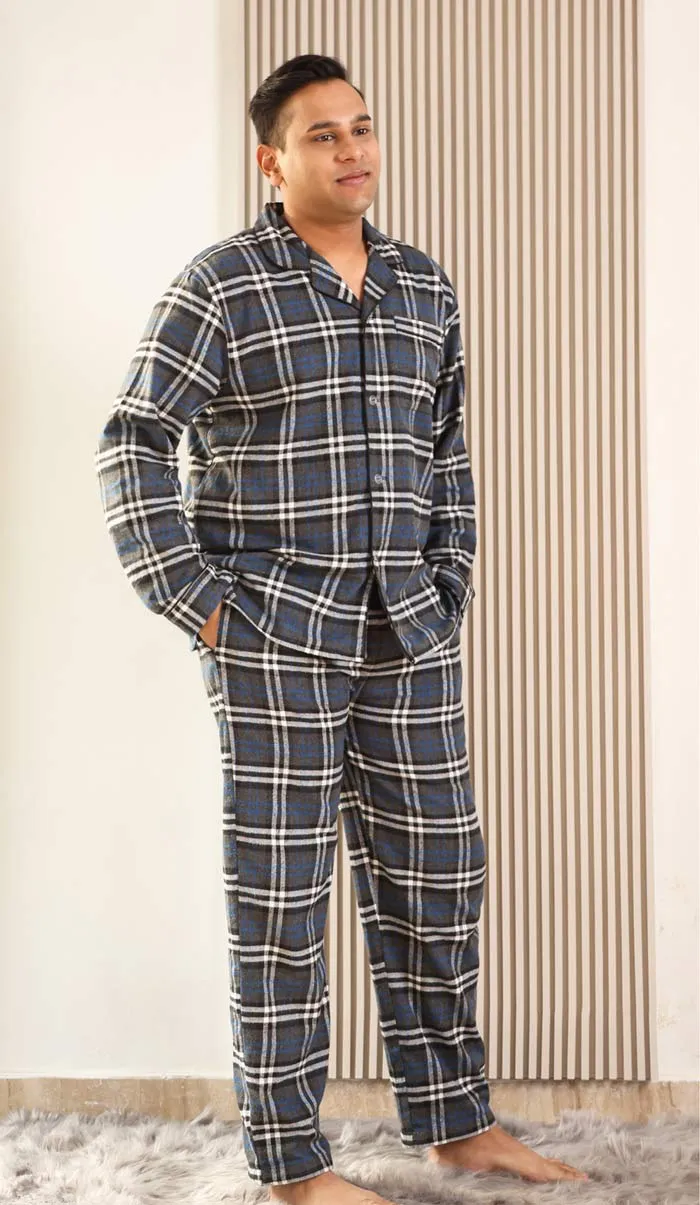 Cosy Grey | Checkered Loungewear Set