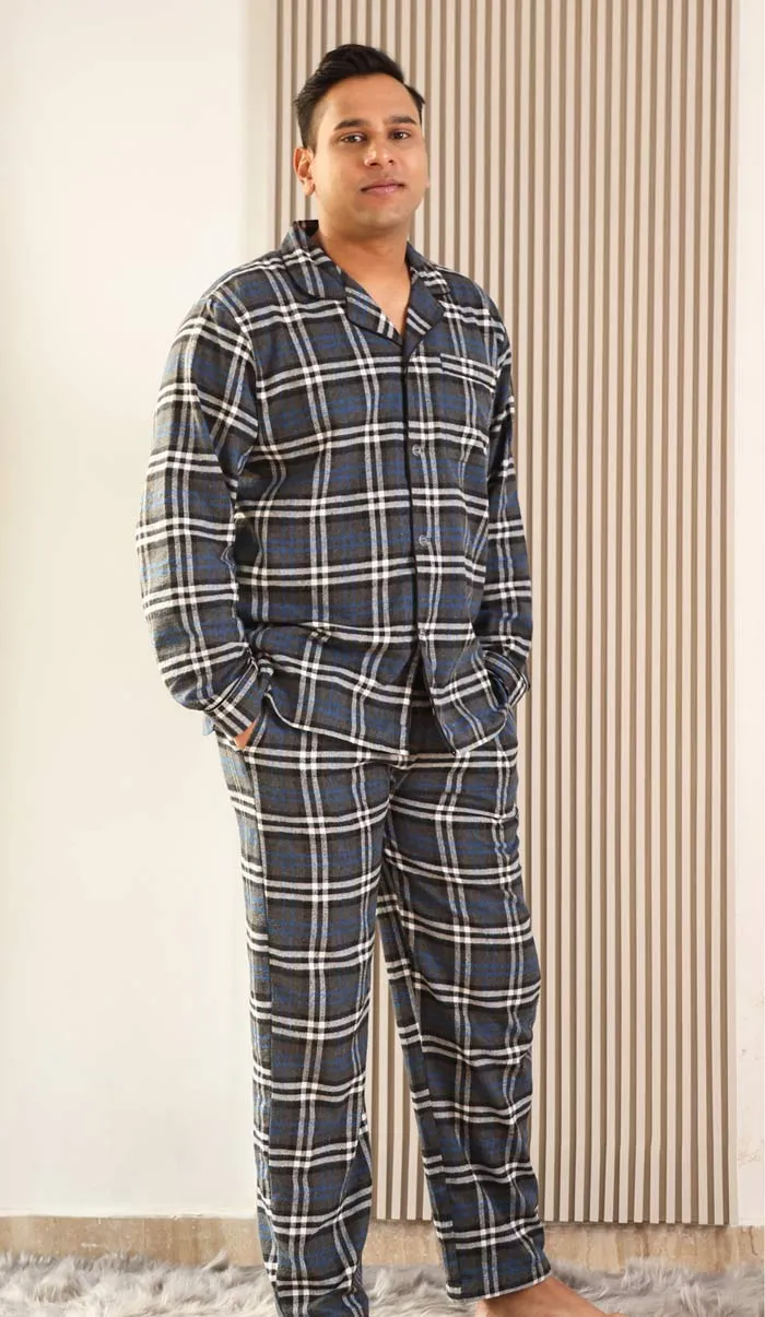 Cosy Grey | Checkered Loungewear Set