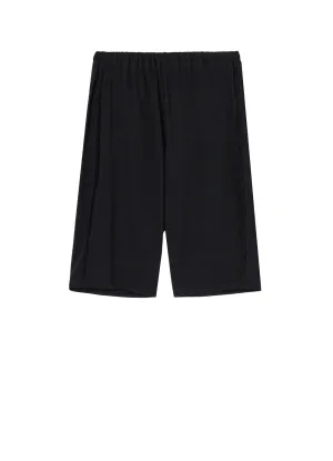 COTTON JERSEY FRILL KNEE-LENGTH PANTS