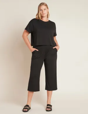 Downtime Crop Pant - Black