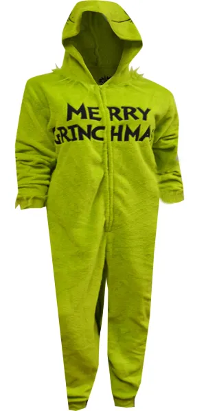 Dr Seuss Grinch Merry Grinchmas Onesie Pajama