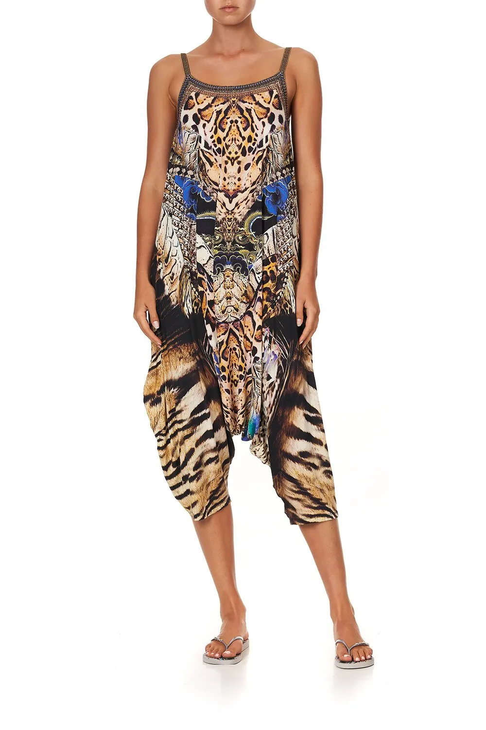 DROP CROTCH THIN STRAP JUMPSUIT DRAGON LADY