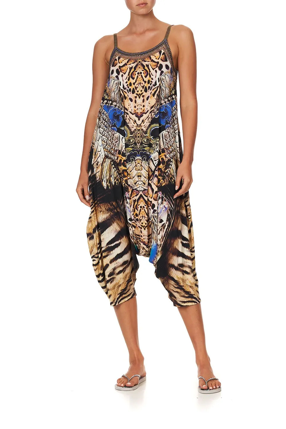 DROP CROTCH THIN STRAP JUMPSUIT DRAGON LADY