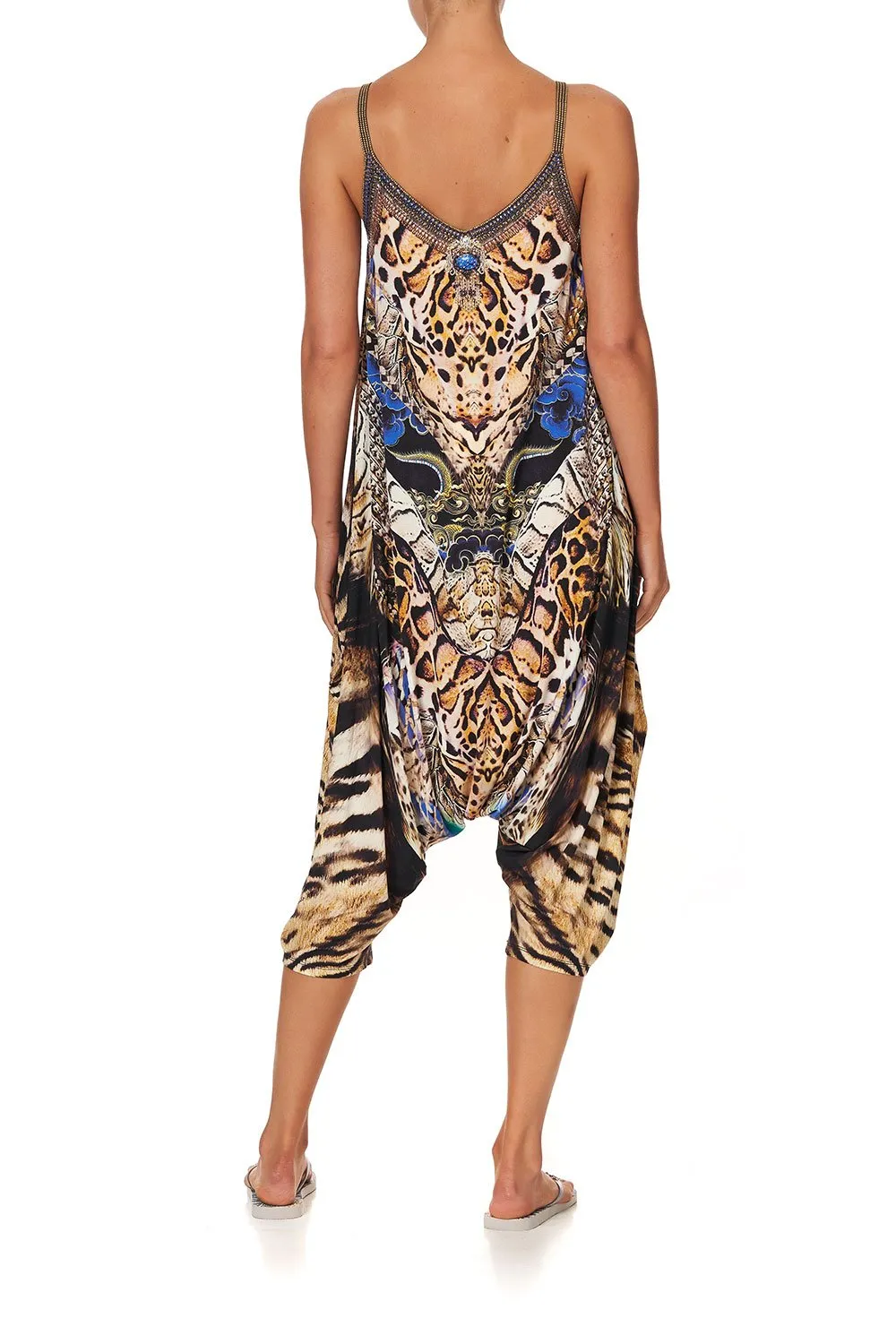 DROP CROTCH THIN STRAP JUMPSUIT DRAGON LADY