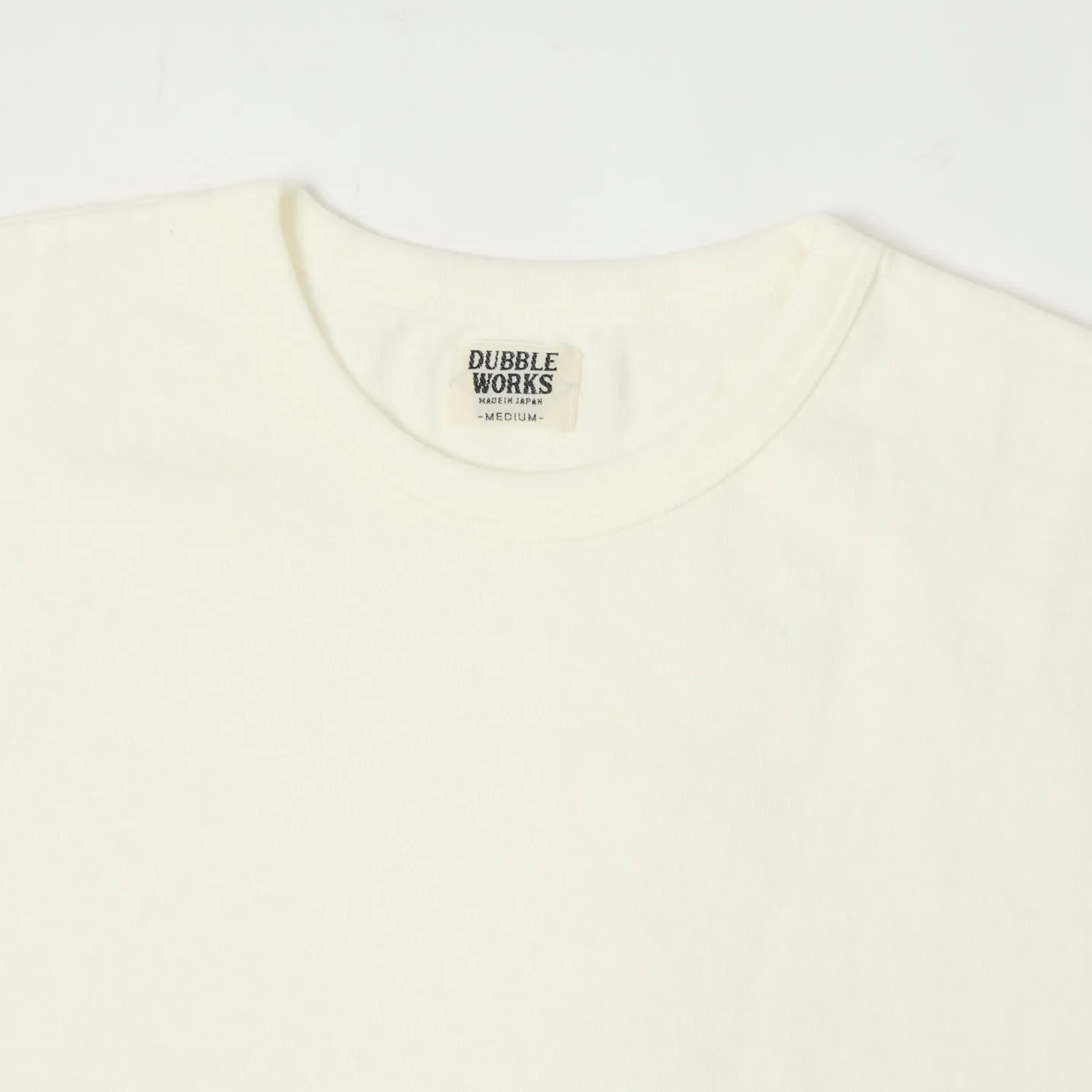 Dubbleworks Heavy Weight Long Sleeve Tee - Off White