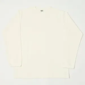 Dubbleworks Heavy Weight Long Sleeve Tee - Off White