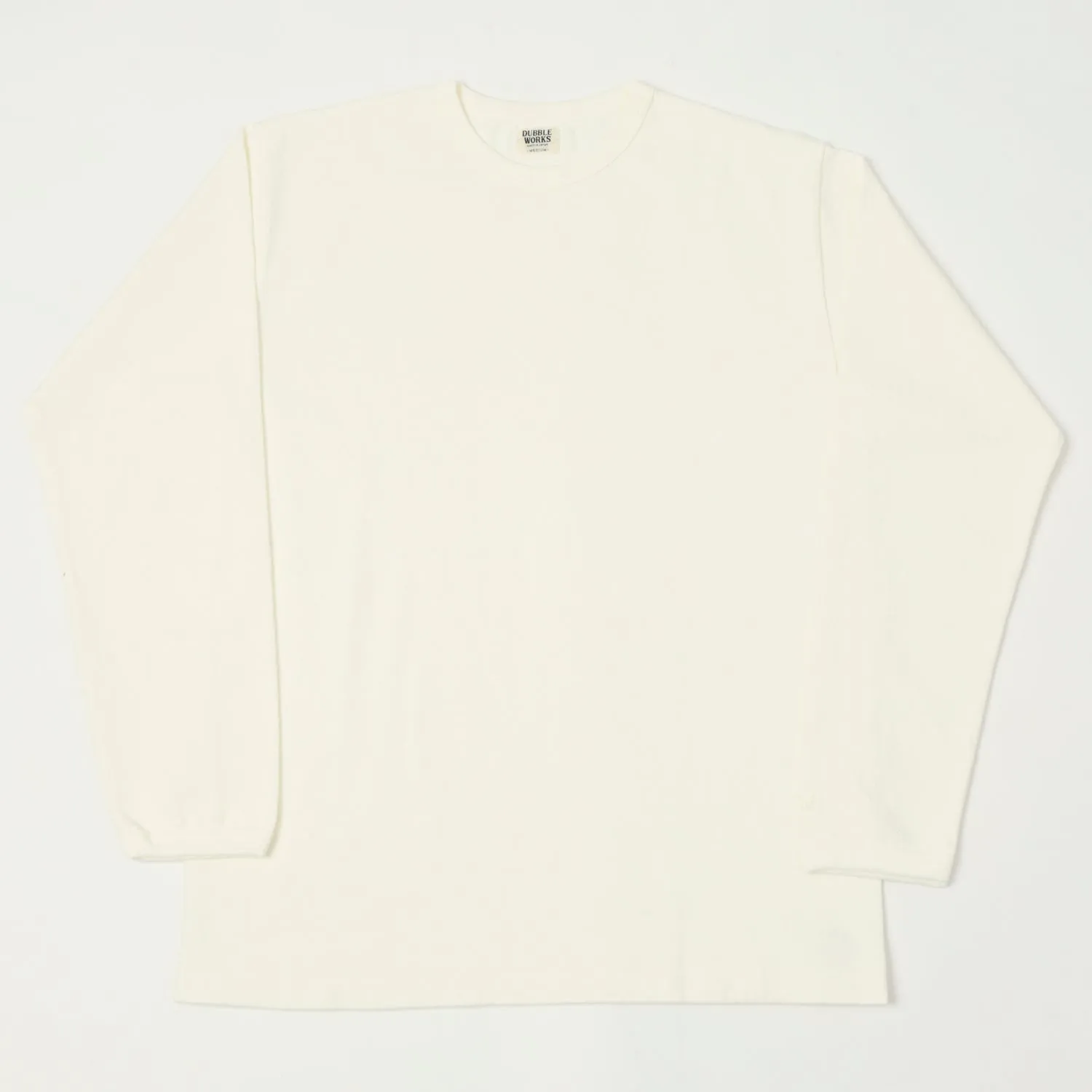 Dubbleworks Heavy Weight Long Sleeve Tee - Off White