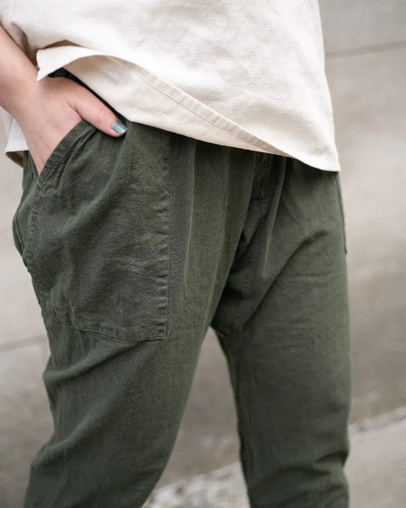 Ennichi Pants, Sappa Kama, Khaki Green