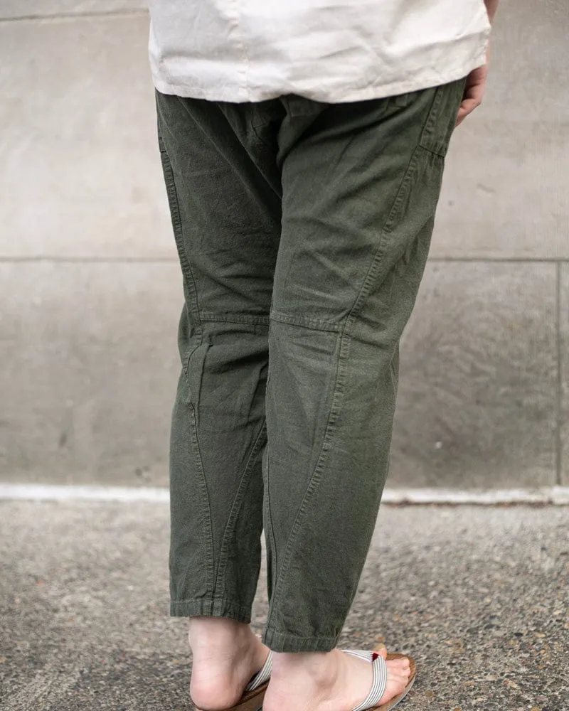 Ennichi Pants, Sappa Kama, Khaki Green