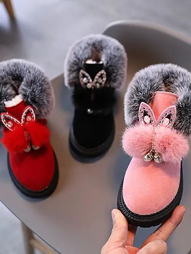 Faux Fur Butterfly Boots by Liv and Mia