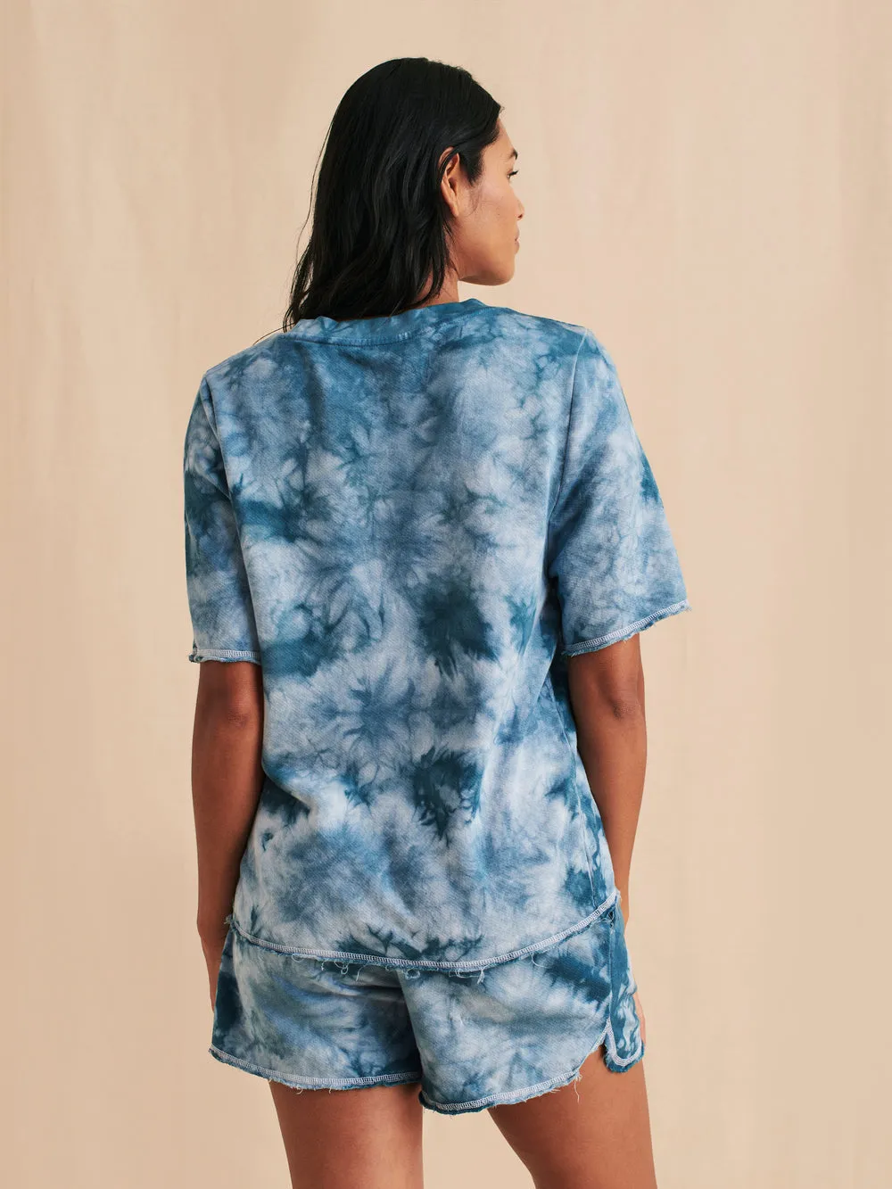 Go Easy Tee in Majolica Blue