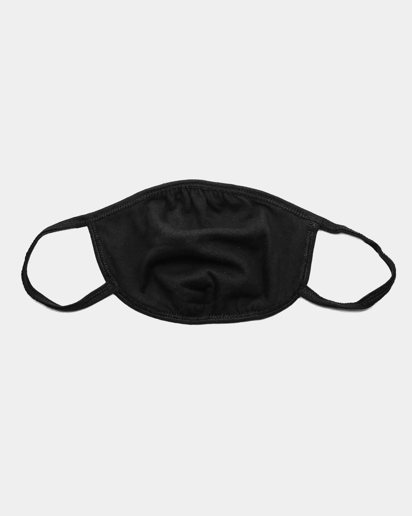 Goat Crew 100 Pack Blank Face Mask Black