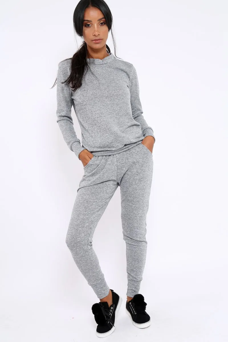 Grey Loungewear Set-Josie