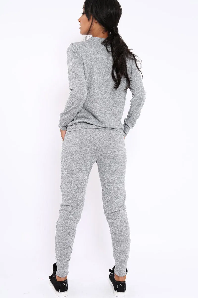 Grey Loungewear Set-Josie