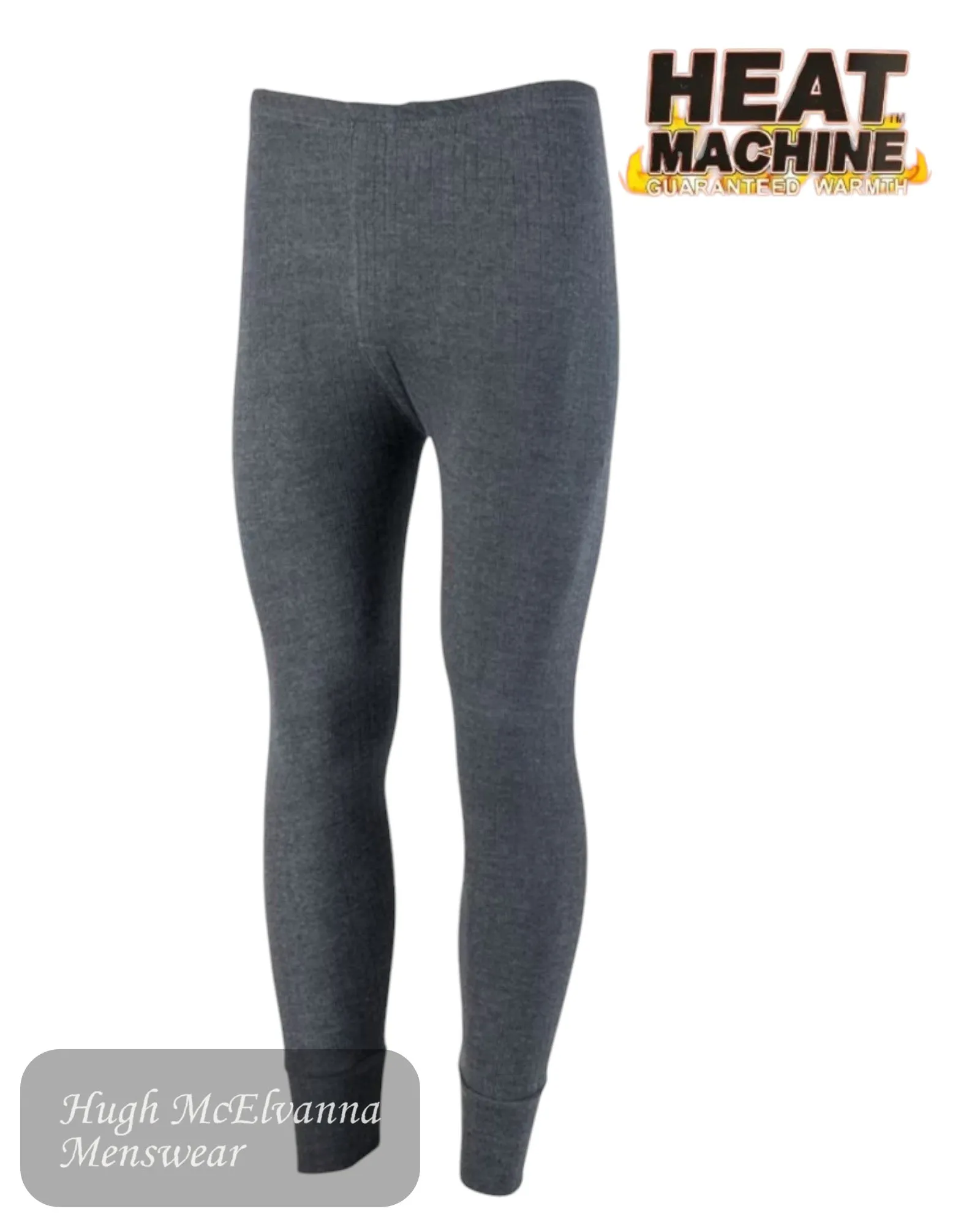 Heat Machine Charcoal Grey Long Johns - 2662