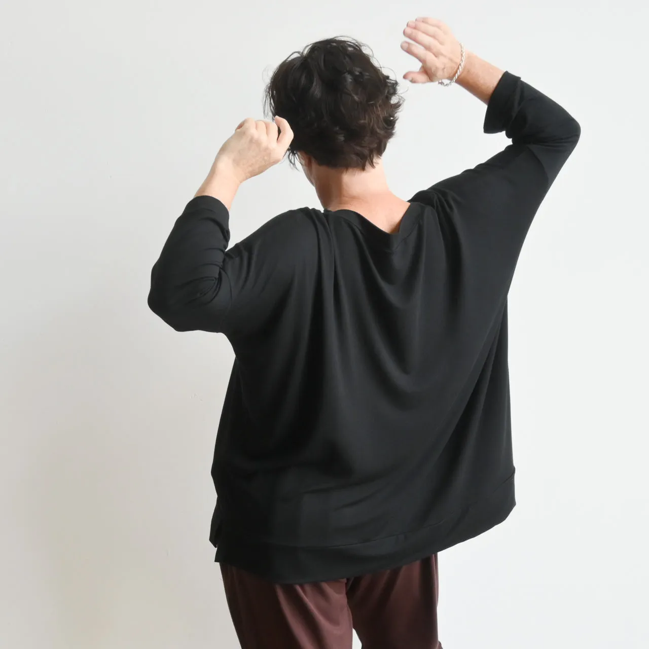 Just Wow Boat Neck Top in Bamboo by KOBOMO