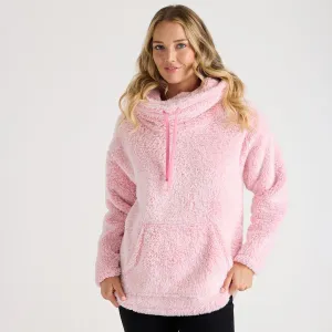 Ladies Cowl Neck Fleece