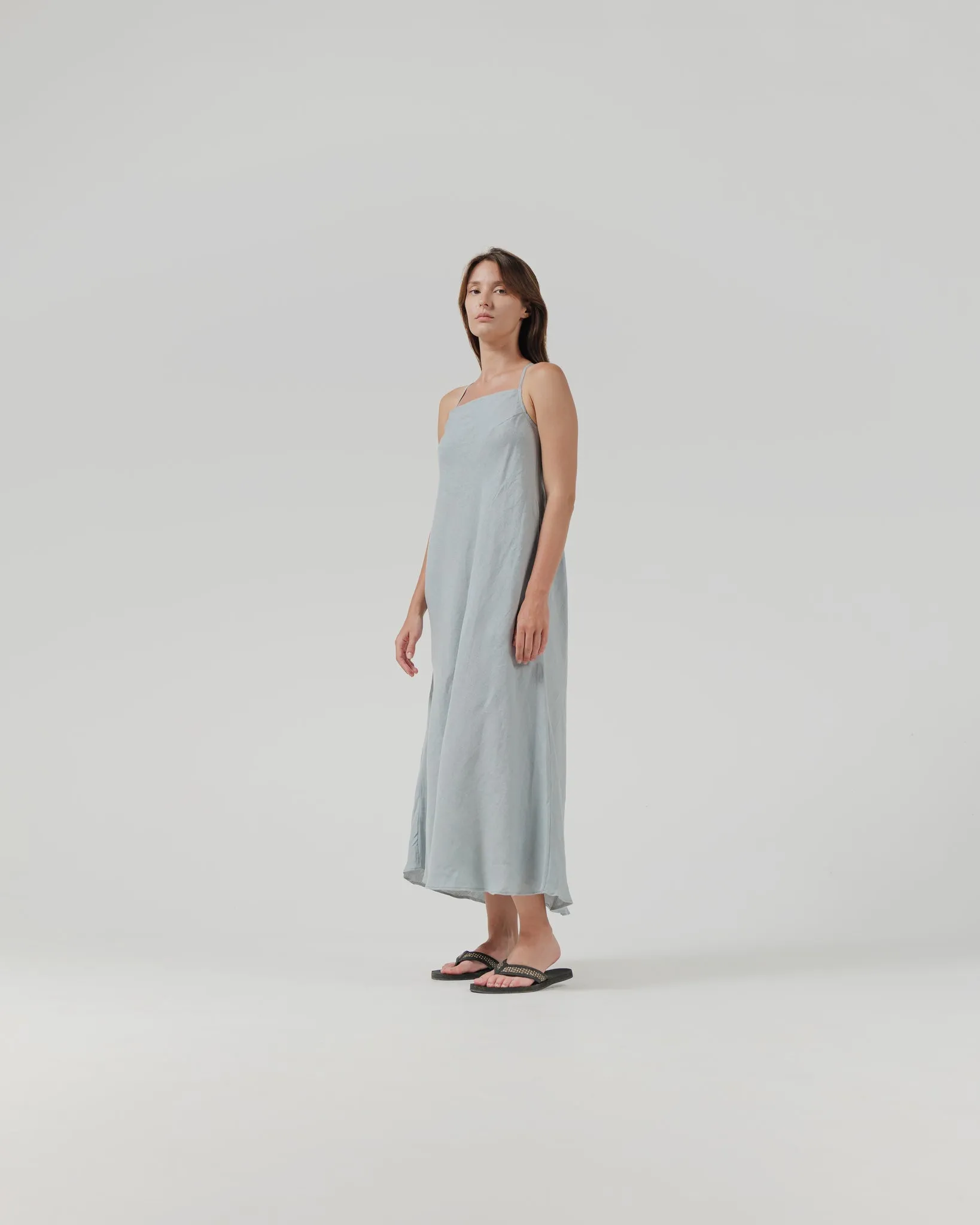 linen backcross dress