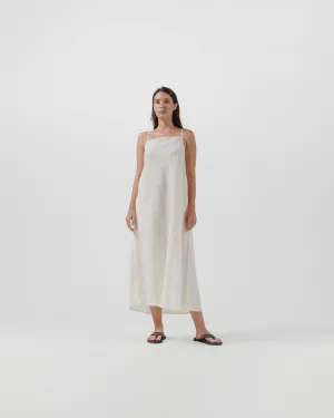 linen backcross dress