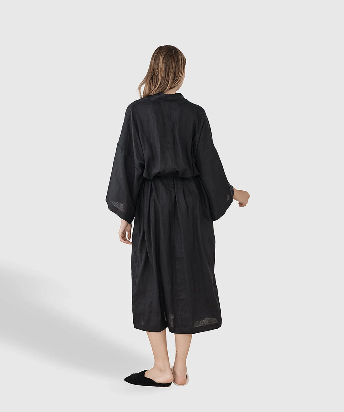 Linen Kimono Robe