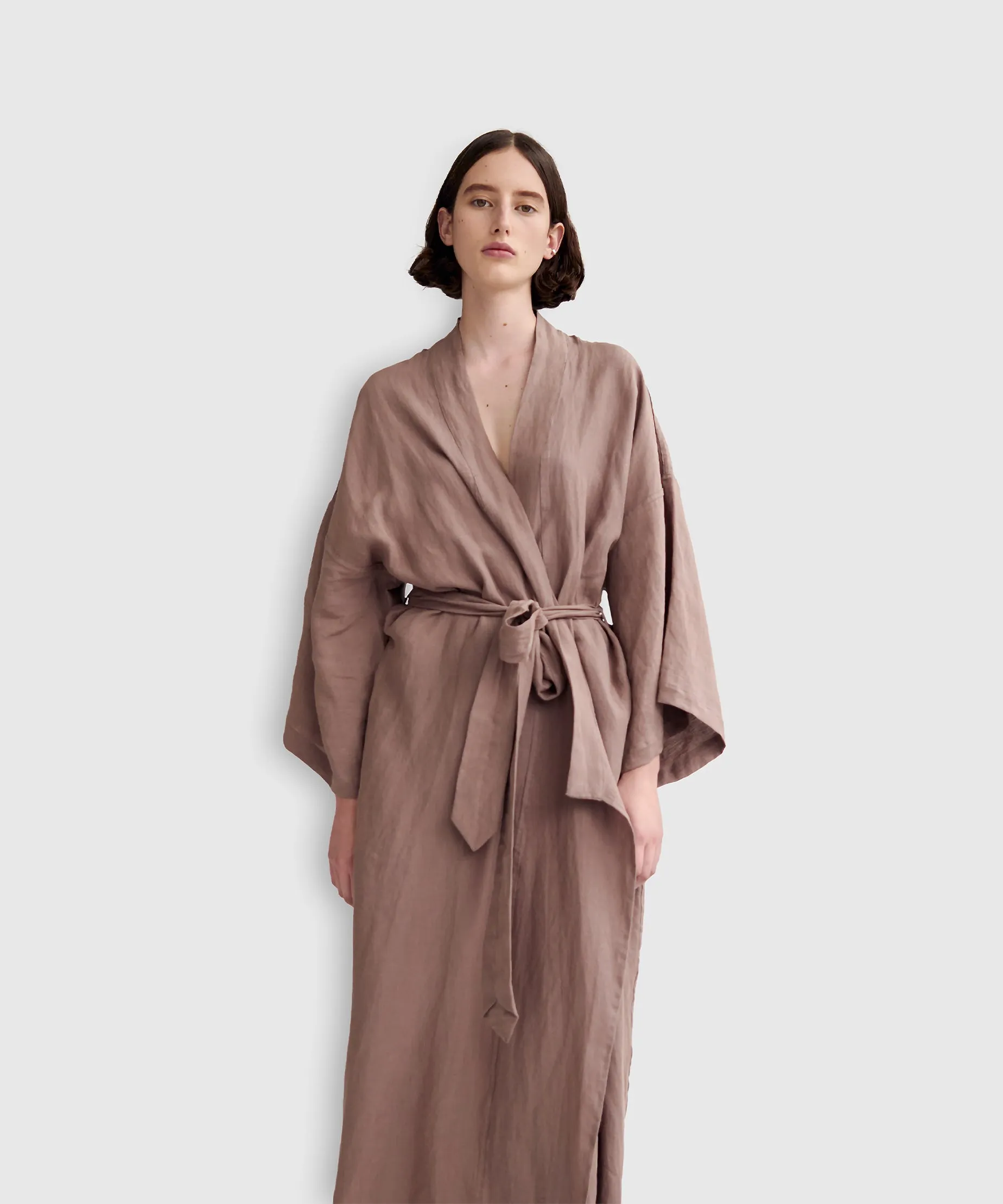 Linen Kimono Robe