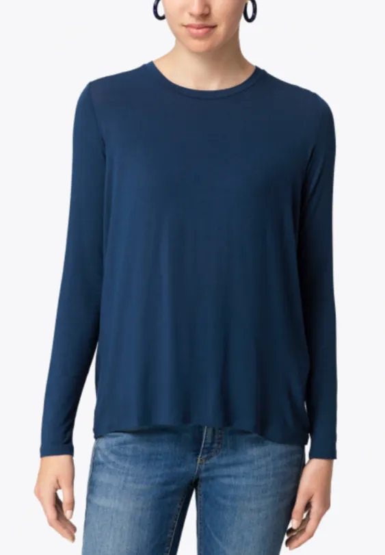 Long Sleeve Back Pleat - More Colors Available