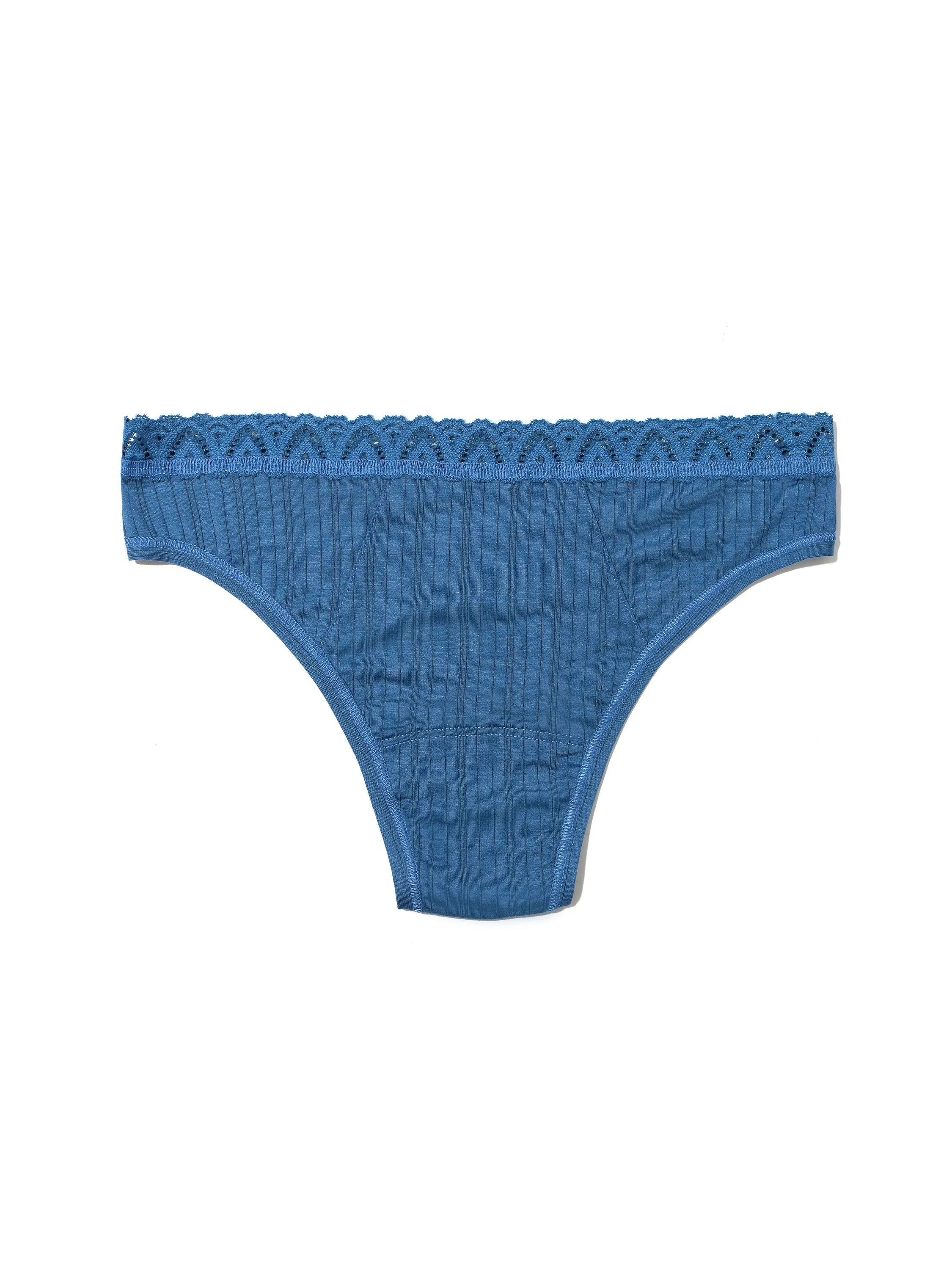 MellowLuxe™ Low Rise Thong Storm Cloud Blue Sale