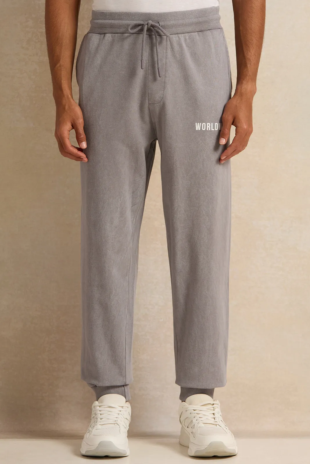 Men Grey Lounge Pant