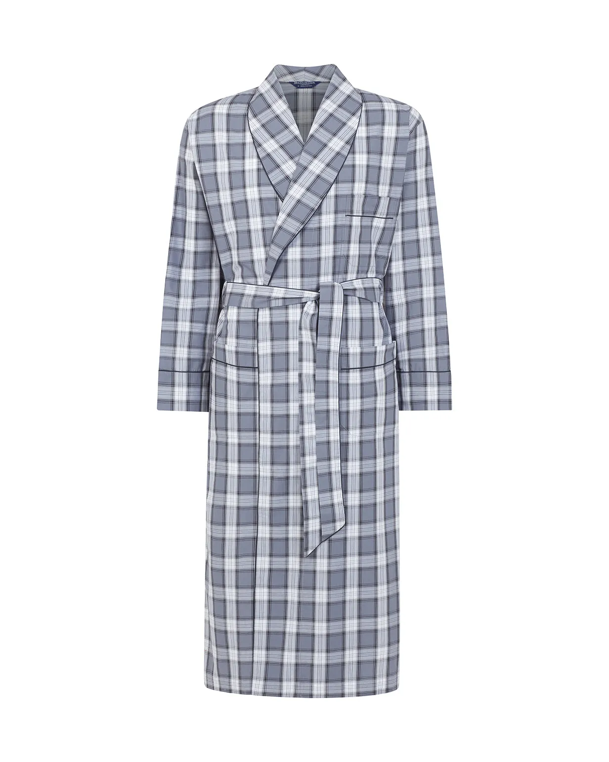 Men's Classic Cotton Dressing Gown - Alston Check