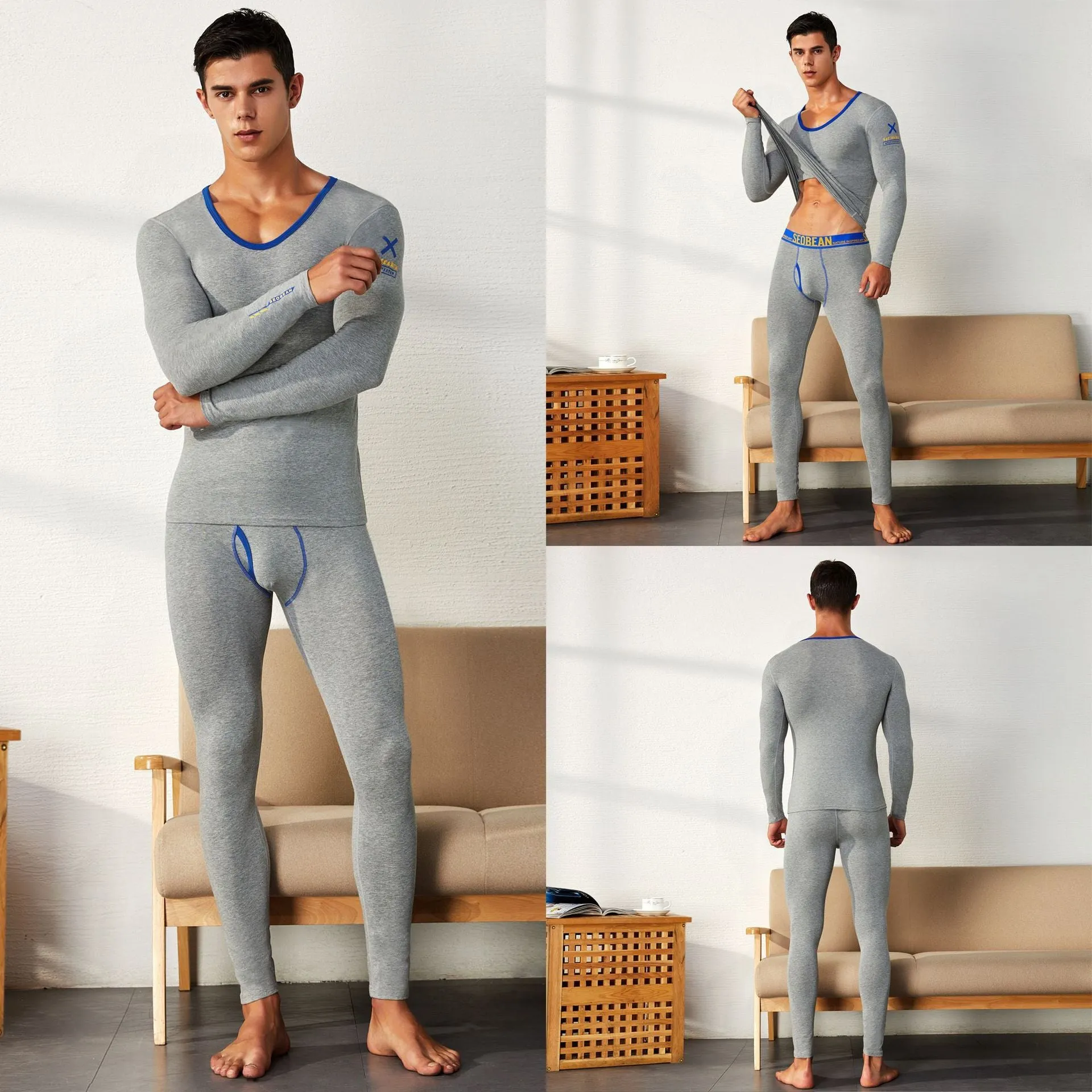 Men's Cotton Thermal Set