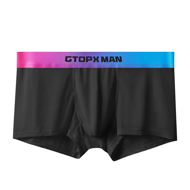 Men's Ice Silk U Convex Boxers