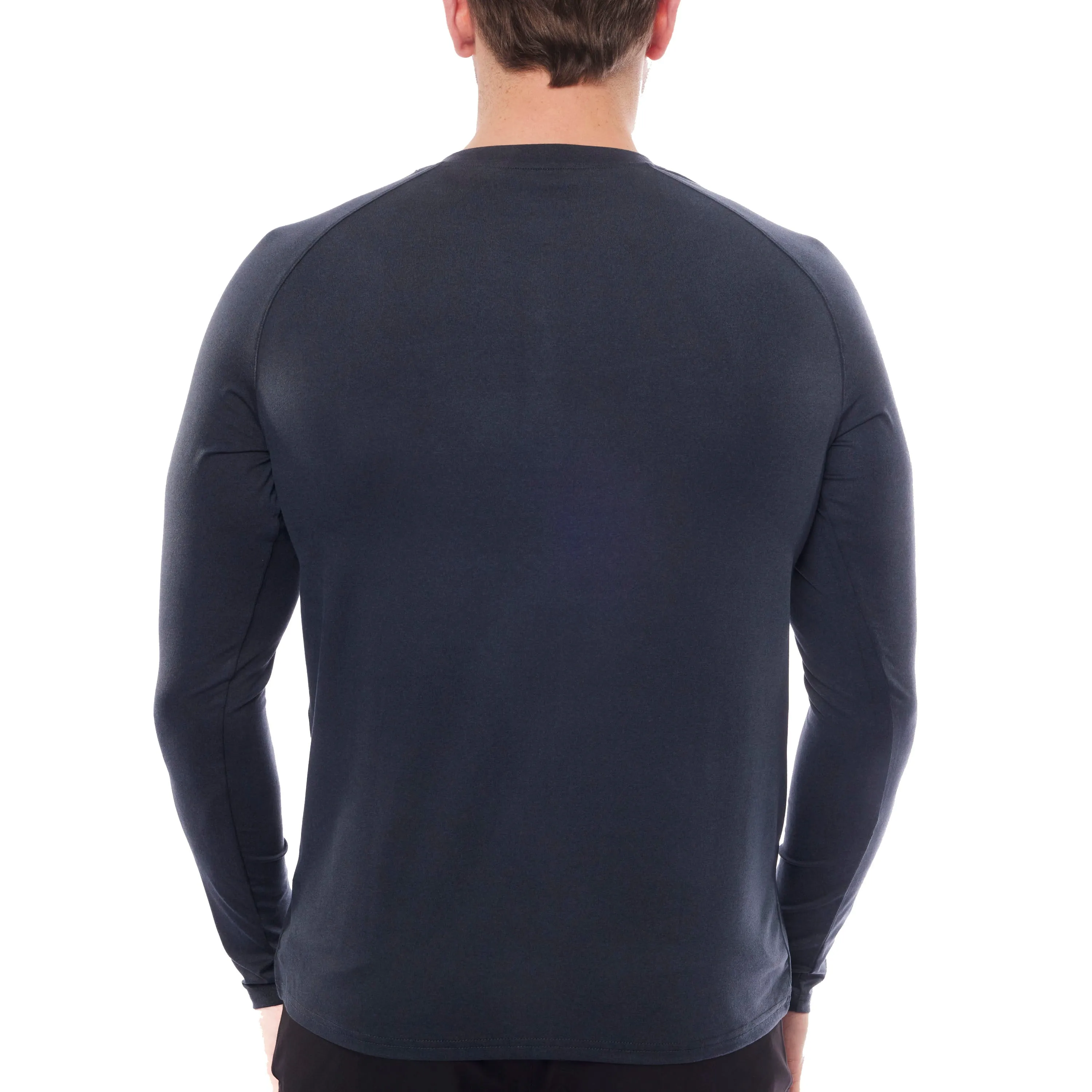 Men's Lounge Henley Long Sleeve Shirt - CLOSEOUT