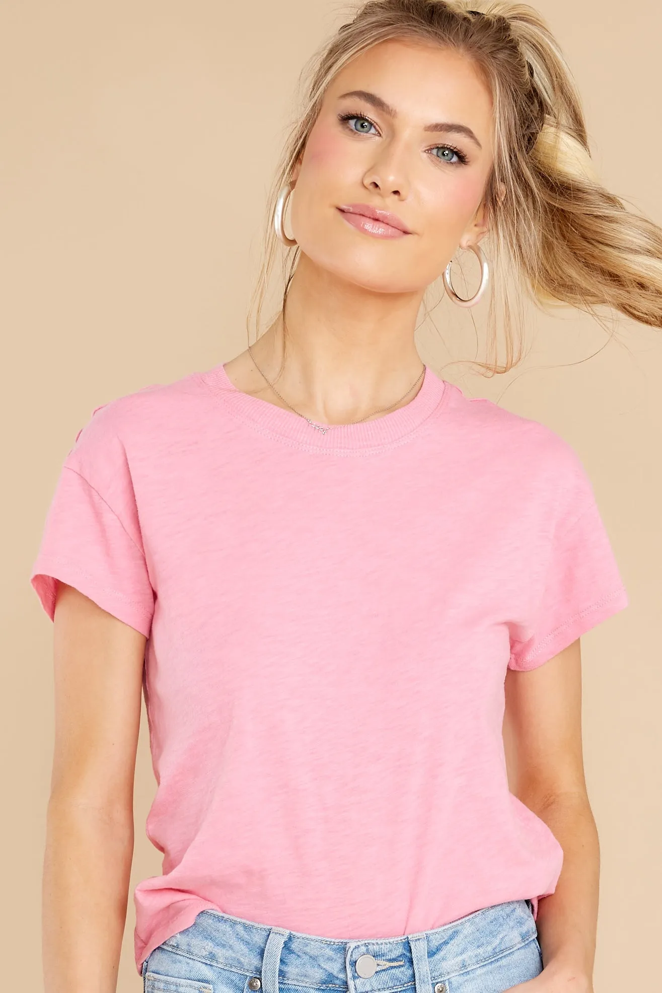 Modern Flamingo Slub Tee