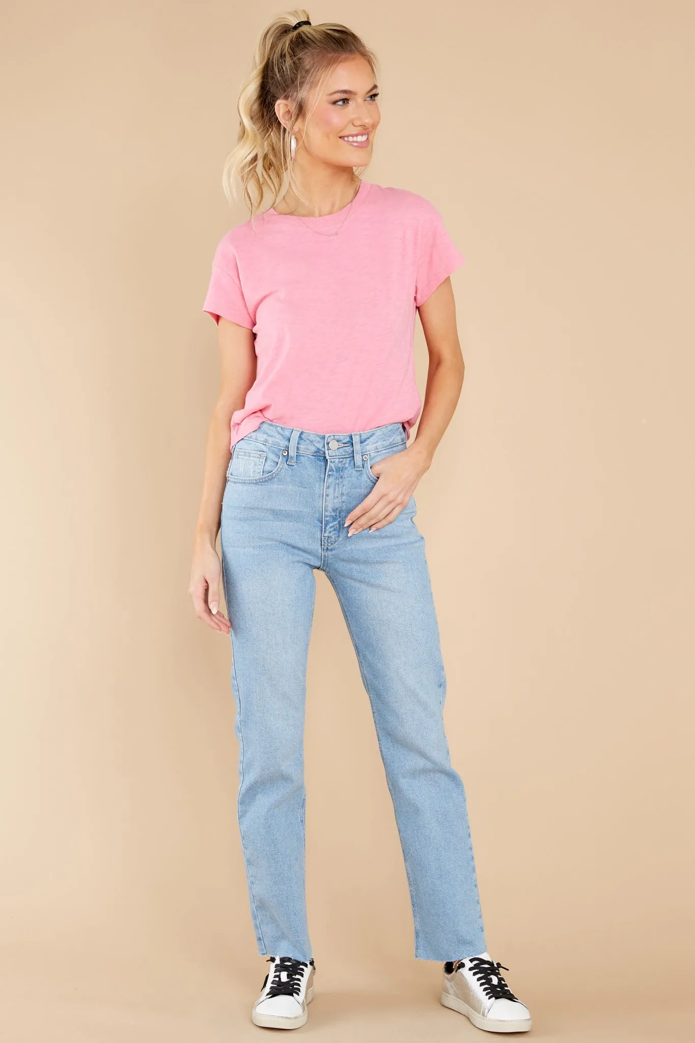 Modern Flamingo Slub Tee