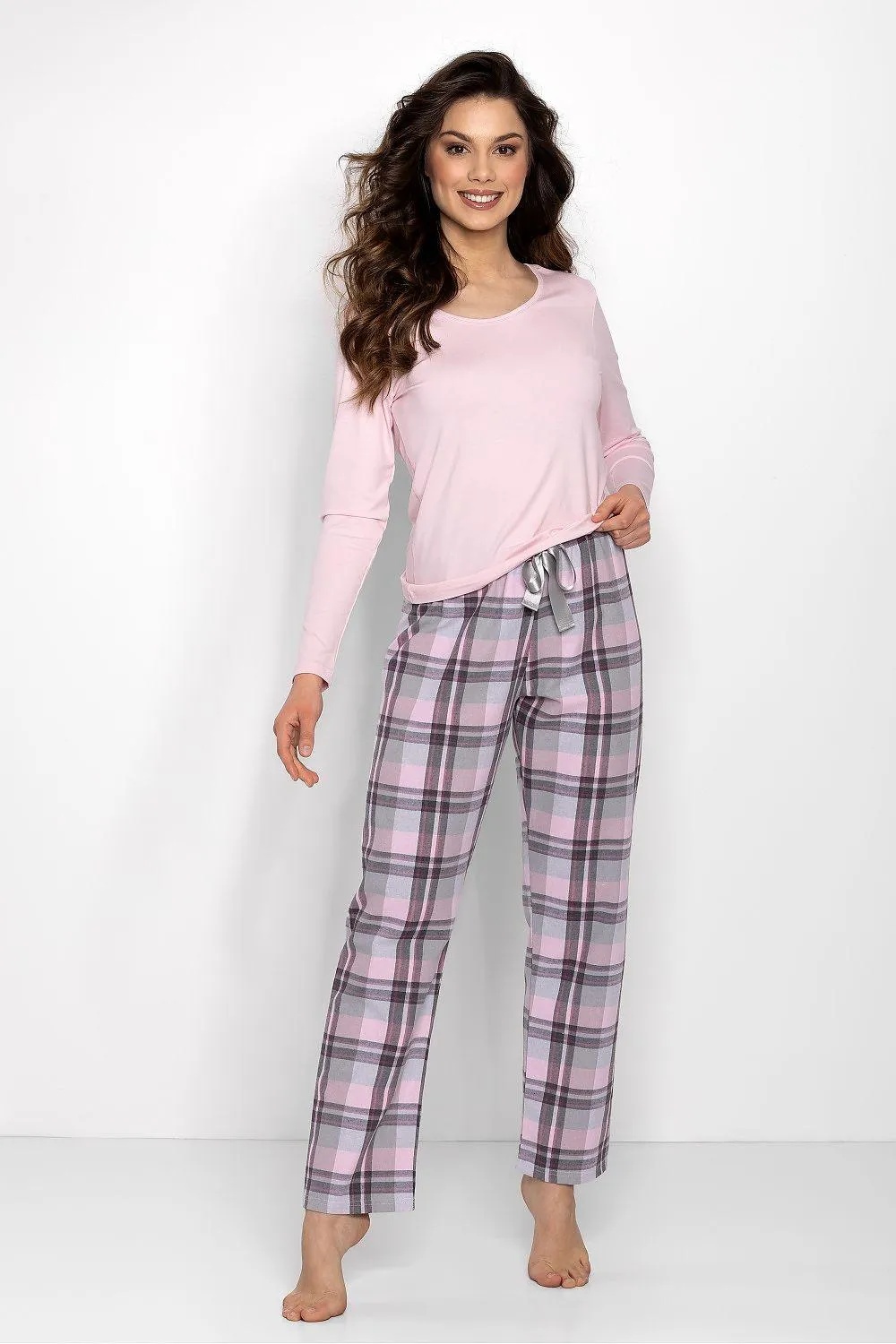 Momenti Per Me blouse and long legs womens pajamas