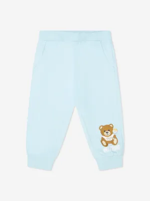 Moschino Baby Teddy Joggers in Blue