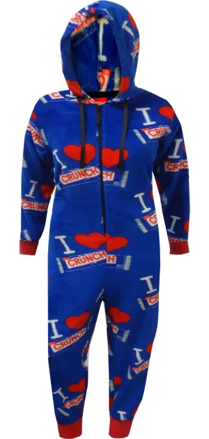 NESTLE Crunch Candy Plush One Piece Pajamas